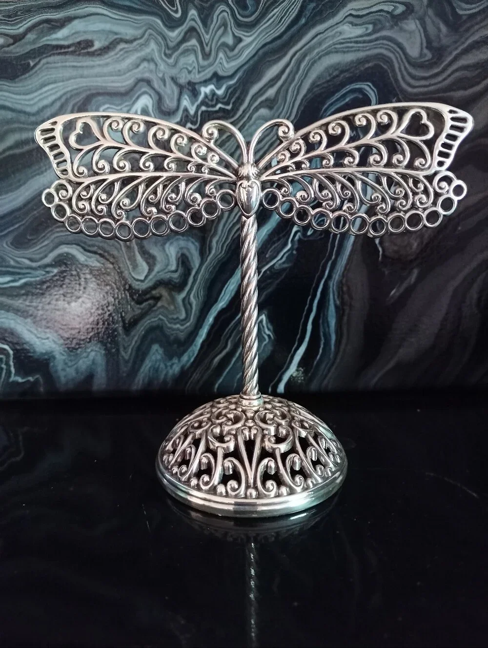 Brighton Silver Plated Dragonfly Earring Holder